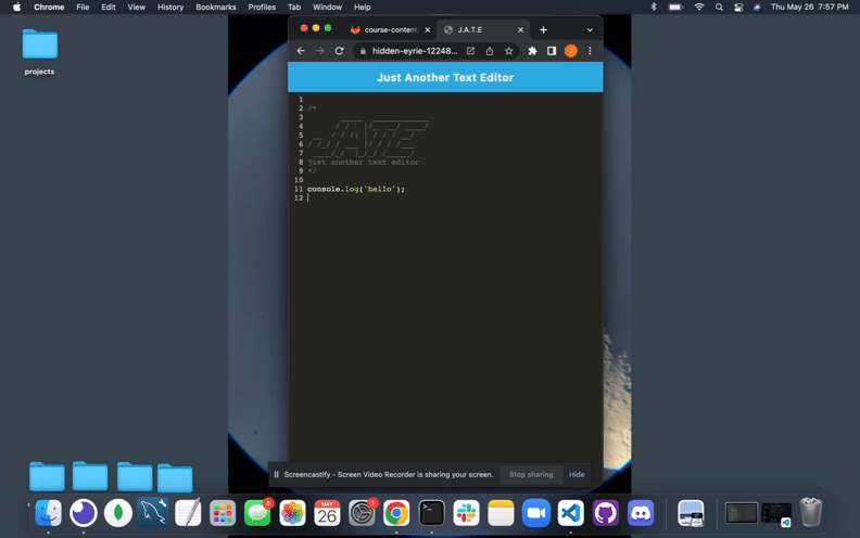 placeholder image for pwa text editor website